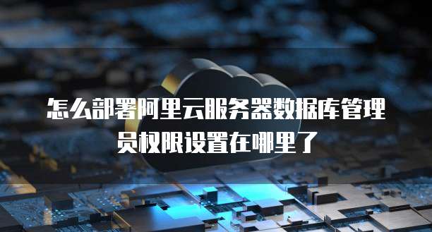怎么部署阿里云服务器数据库管理员权限设置在哪里了