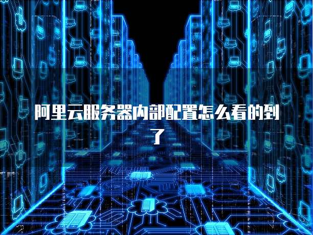 阿里云服务器内部配置怎么看的到了