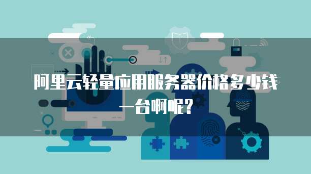 阿里云轻量应用服务器价格多少钱一台啊呢？