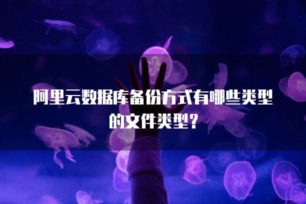 阿里云数据库备份方式有哪些类型的文件类型?