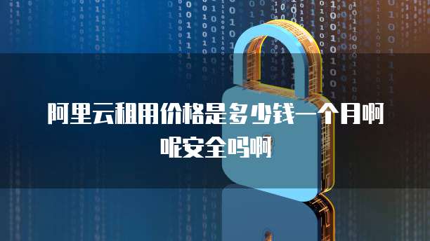 阿里云租用价格是多少钱一个月啊呢安全吗啊