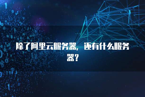 除了阿里云服务器,还有什么服务器?