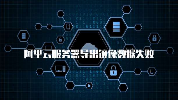 阿里云服务器导出镜像数据失败