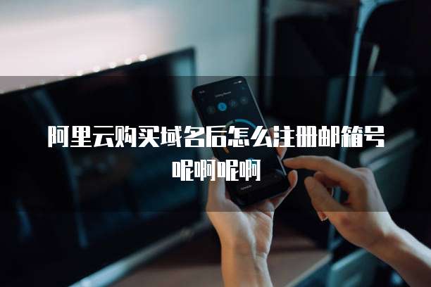 阿里云购买域名后怎么注册邮箱号呢啊呢啊