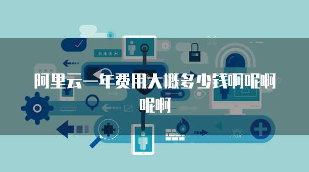 阿里云一年费用大概多少钱啊呢啊呢啊