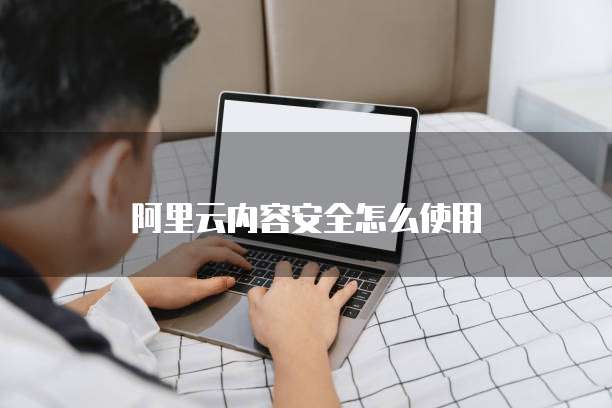 阿里云内容安全怎么使用