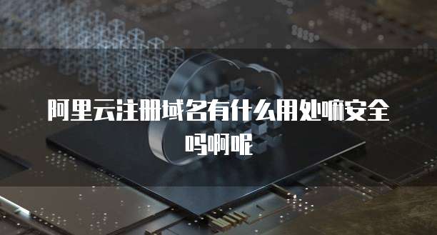 阿里云注册域名有什么用处嘛安全吗啊呢