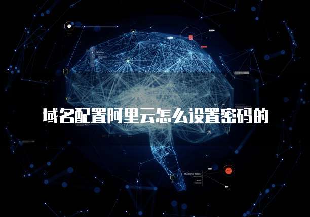 域名配置阿里云怎么设置密码的
