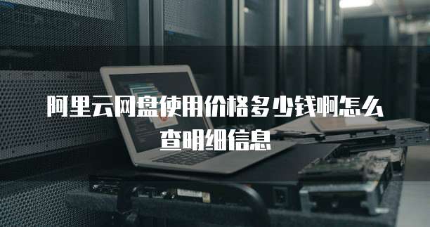 阿里云网盘使用价格多少钱啊怎么查明细信息