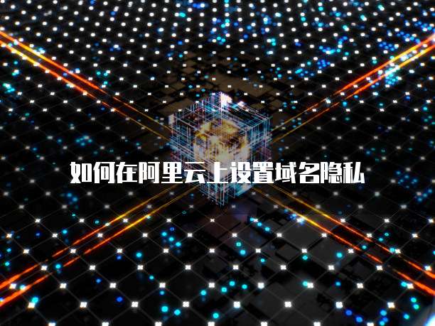 如何在阿里云上设置域名隐私