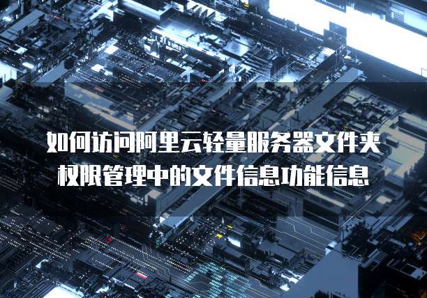 如何访问阿里云轻量服务器文件夹权限管理中的文件信息功能信息