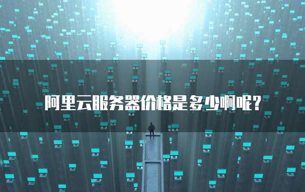阿里云服务器价格是多少啊呢?