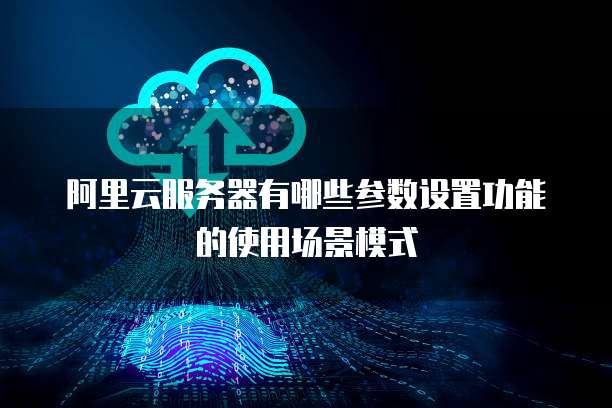 阿里云服务器有哪些参数设置功能的使用场景模式