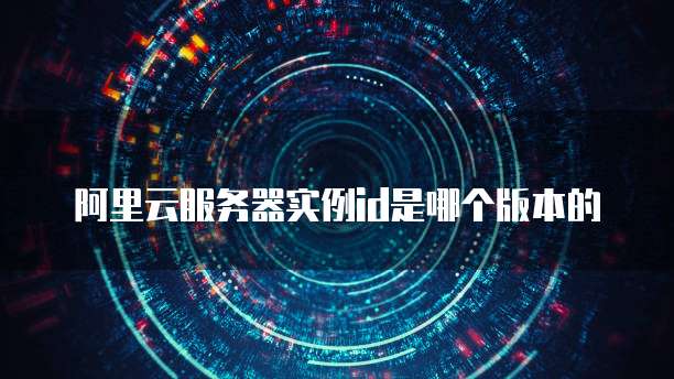 阿里云服务器实例id是哪个版本的