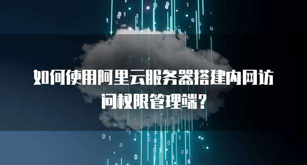 如何使用阿里云服务器搭建内网访问权限管理端？