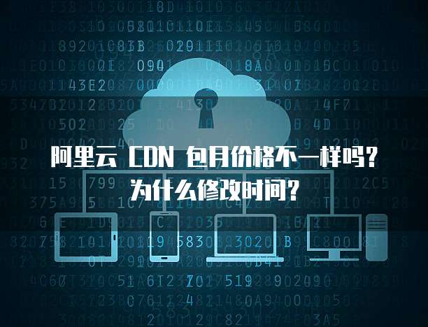 阿里云 CDN 包月价格不一样吗?为什么修改时间?