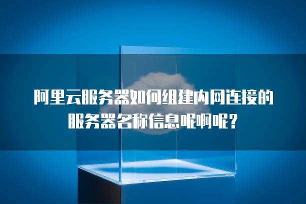 阿里云服务器如何组建内网连接的服务器名称信息呢啊呢?