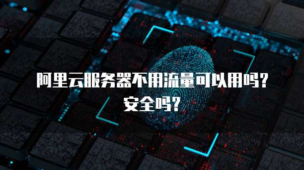 阿里云服务器不用流量可以用吗?安全吗?