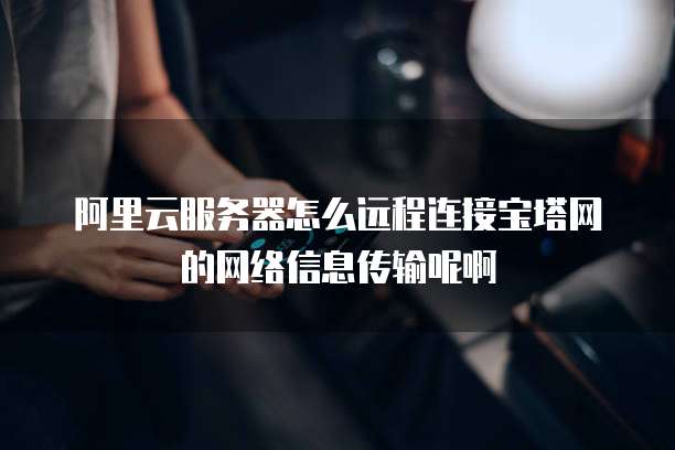 阿里云服务器怎么远程连接宝塔网的网络信息传输呢啊
