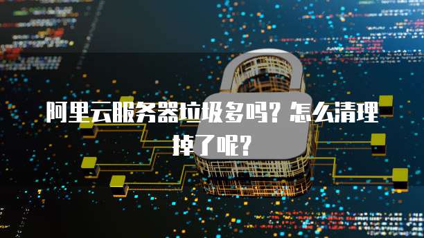 阿里云服务器垃圾多吗？怎么清理掉了呢？