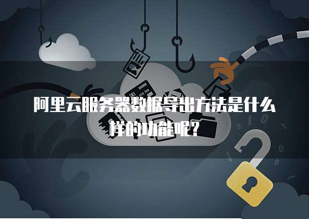 阿里云服务器数据导出方法是什么样的功能呢?