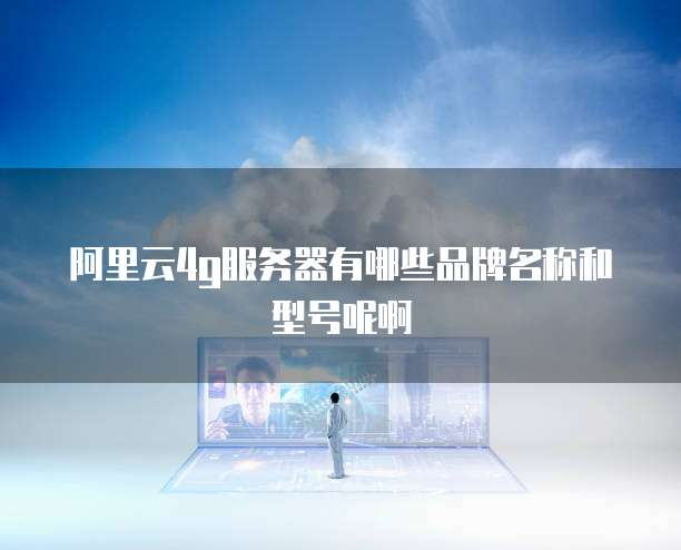 阿里云4g服务器有哪些品牌名称和型号呢啊