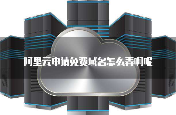 阿里云申请免费域名怎么弄啊呢