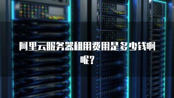 阿里云服务器租用费用是多少钱啊呢?