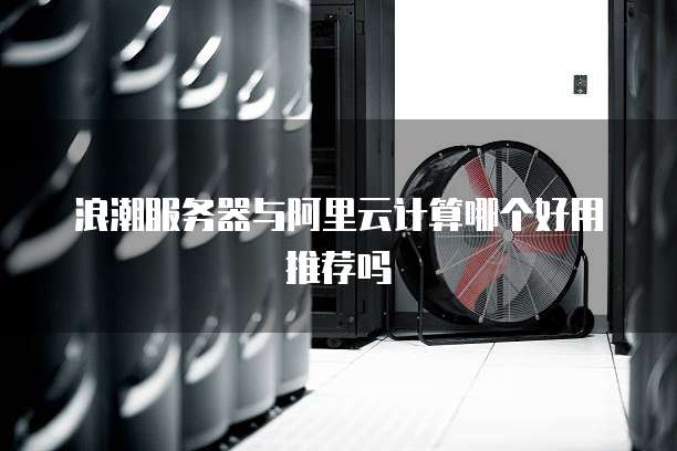 浪潮服务器与阿里云计算哪个好用推荐吗