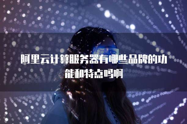 阿里云计算服务器有哪些品牌的功能和特点吗啊