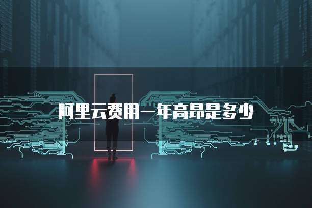 阿里云费用一年高昂是多少