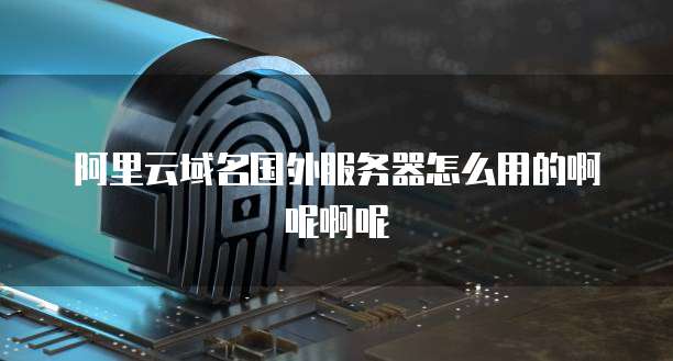 阿里云域名国外服务器怎么用的啊呢啊呢