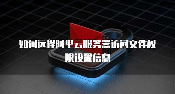 如何远程阿里云服务器访问文件权限设置信息