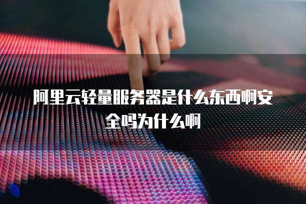 阿里云轻量服务器是什么东西啊安全吗为什么啊