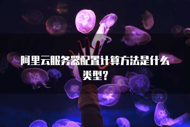 阿里云服务器配置计算方法是什么类型?