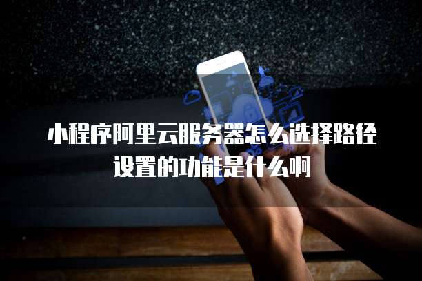 小程序阿里云服务器怎么选择路径设置的功能是什么啊