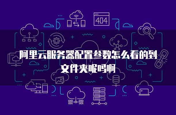 阿里云服务器配置参数怎么看的到文件夹呢吗啊