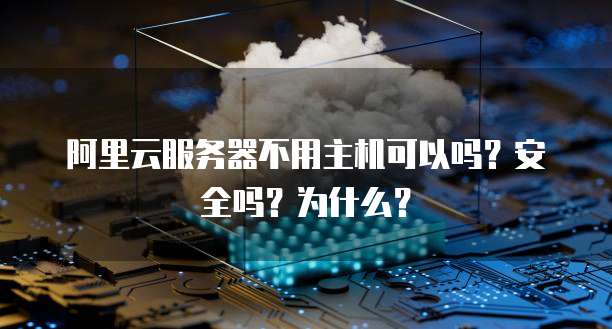 阿里云服务器不用主机可以吗?安全吗?为什么?