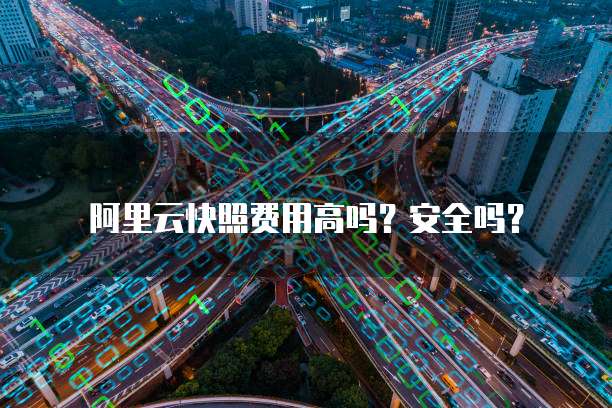 阿里云快照费用高吗?安全吗?