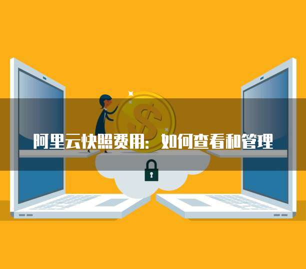 阿里云快照费用:如何查看和管理