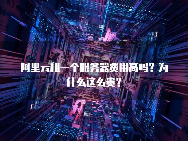 阿里云租一个服务器费用高吗?为什么这么贵?