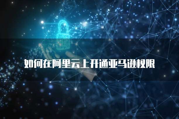 如何在阿里云上开通亚马逊权限