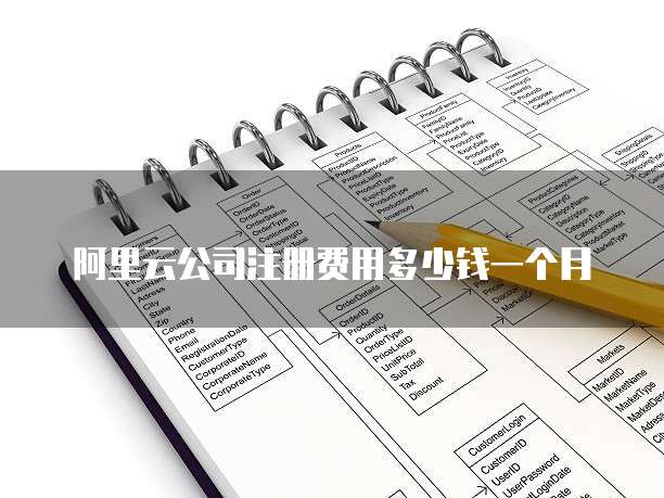 阿里云公司注册费用多少钱一个月