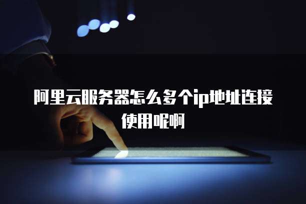 阿里云服务器怎么多个ip地址连接使用呢啊