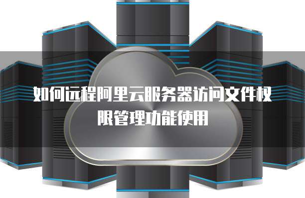 如何远程阿里云服务器访问文件权限管理功能使用