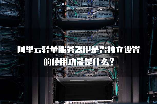 阿里云轻量服务器IP是否独立设置的使用功能是什么?