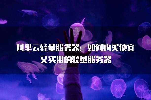 阿里云轻量服务器：如何购买便宜又实用的轻量服务器