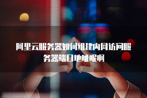 阿里云服务器如何组建内网访问服务器端口地址呢啊