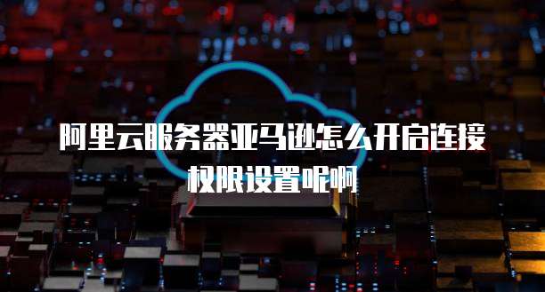 阿里云服务器亚马逊怎么开启连接权限设置呢啊