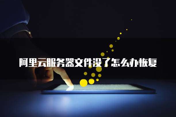 阿里云服务器文件没了怎么办恢复